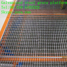 Plataforma de grelha de aço galvanizado
